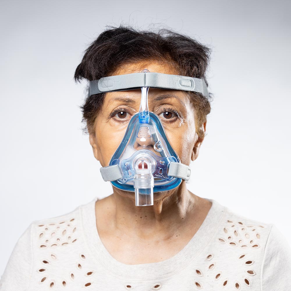 Ascend Full Face CPAP Mask with Headgear 缩略图 2