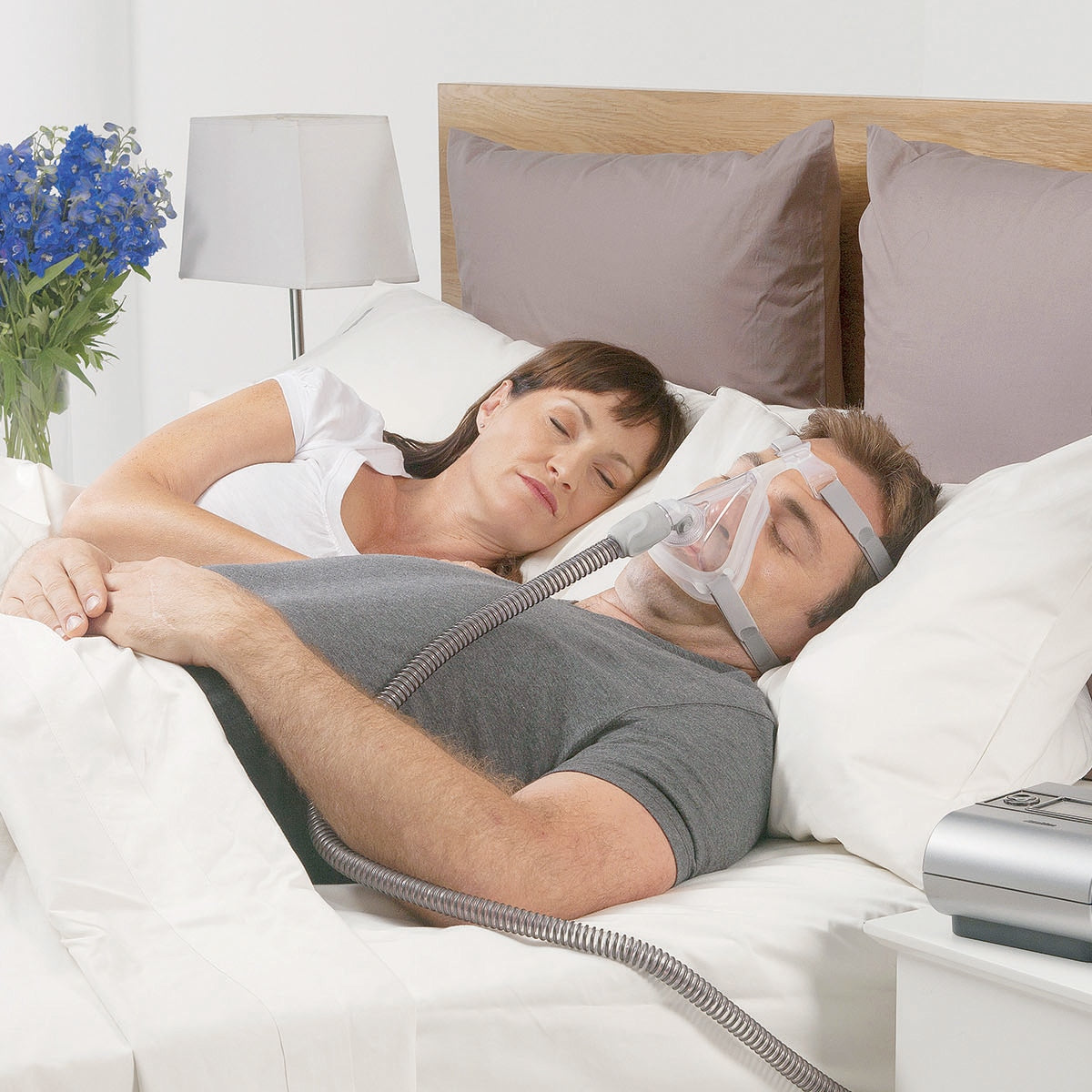 Quattro Air Full Face CPAP Mask with Headgear 缩略图 2