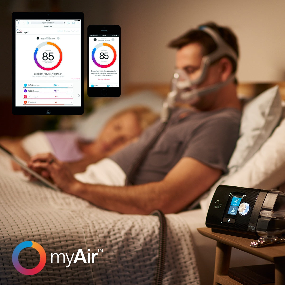 瑞思迈 AirSense 10 Elite 定压 CPAP 缩略图 5