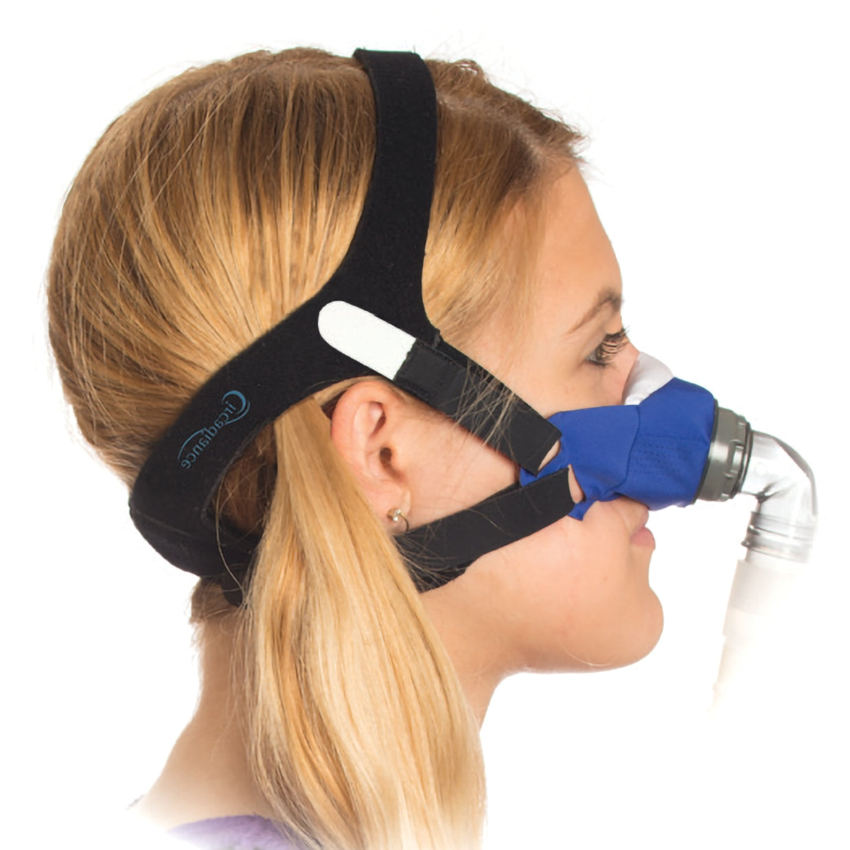 SleepWeaver 3D Soft Cloth Nasal CPAP Mask with Headgear 缩略图 6