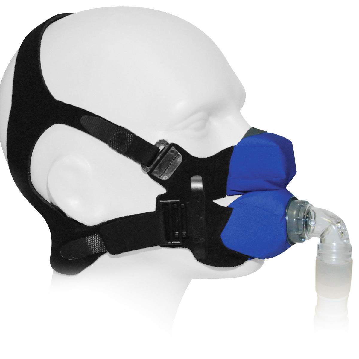SleepWeaver Anew Soft Cloth Full Face CPAP Mask with Headgear 缩略图 2