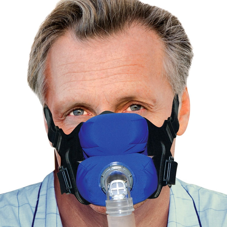 SleepWeaver Anew Soft Cloth Full Face CPAP Mask with Headgear 缩略图 3