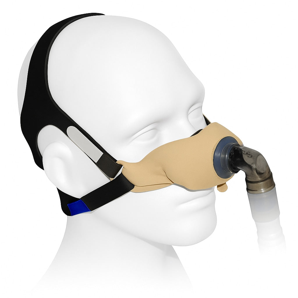 SleepWeaver Elan Soft Cloth Nasal CPAP Mask with Headgear 缩略图 6