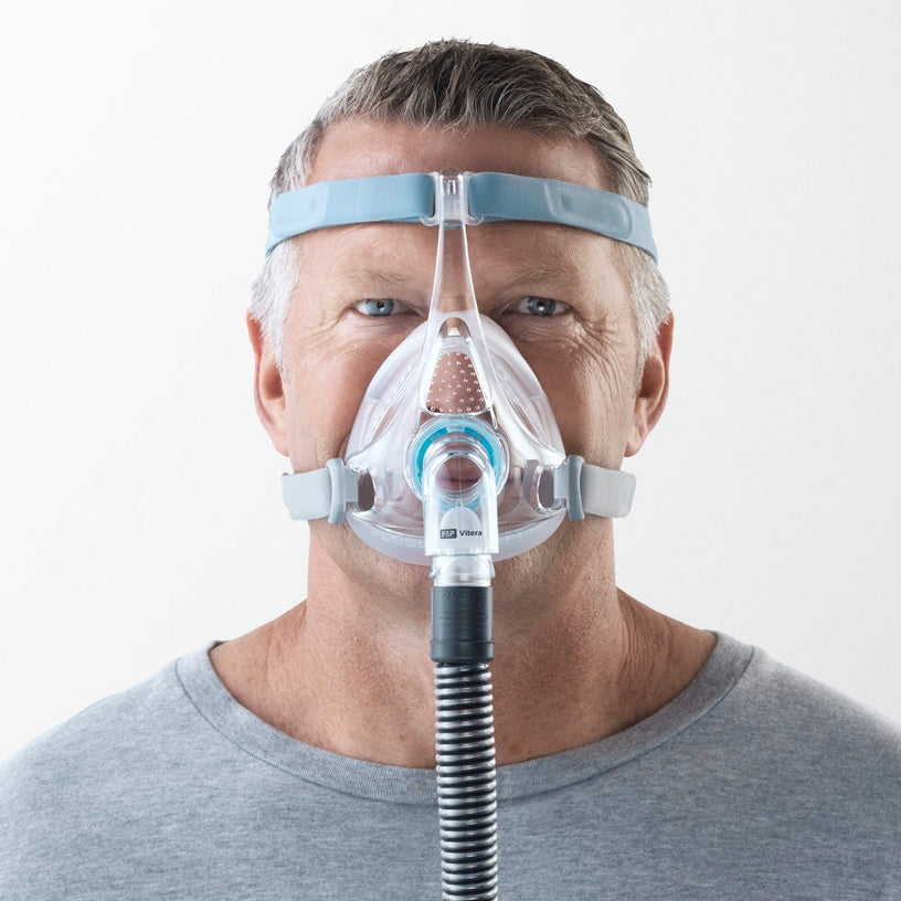 F&P Vitera Full Face CPAP Mask with Headgear 缩略图 2