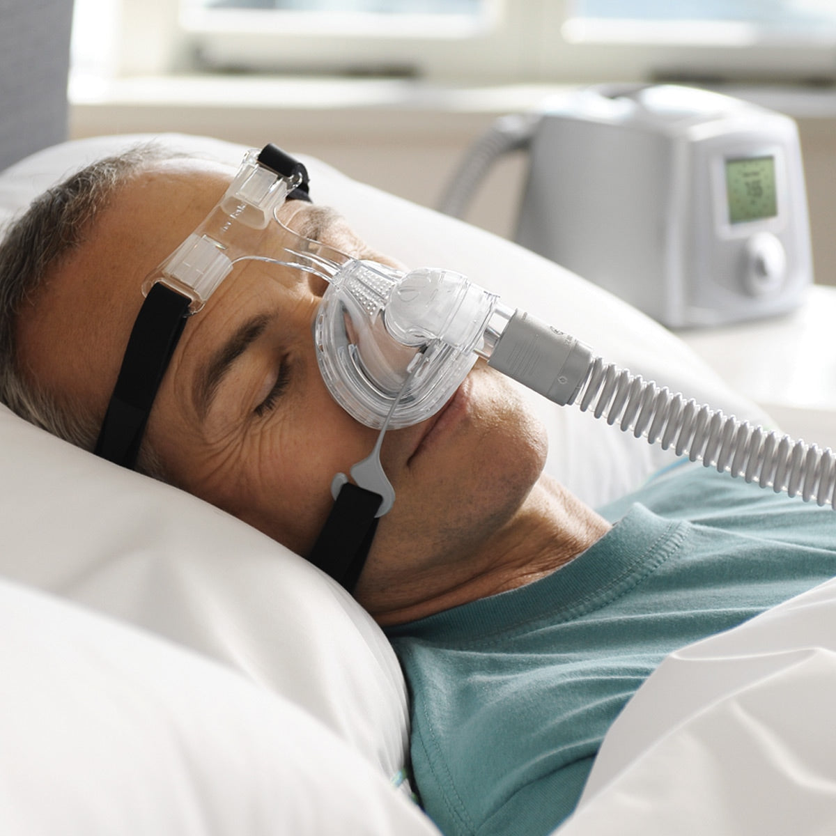 F&P Zest Q Nasal CPAP Mask with Headgear 缩略图 3